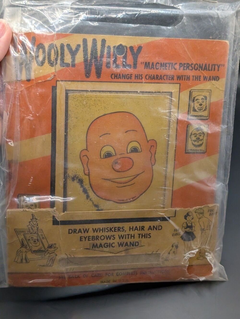 Wooly Willy Magnetic Personality Face Game 7x8.75 Inches
